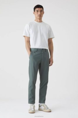 CLOSED France | CLOSED Atelier de style pantalon effilé hommes T0V01985 jade sombre