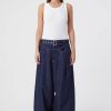 CLOSED France | CLOSED Baggy-x de style en jean femmes T0V031 bleu foncé