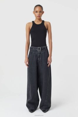 CLOSED France | CLOSED Baggy-x de style en jean femmes T0V032 gris foncé