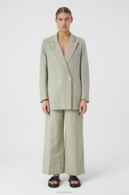 CLOSED France | CLOSED Blazer détendu femmes T0V01414 Green de mousse légère