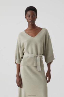 CLOSED France | CLOSED Blouse avec des manches Batwing femmes T0V01530 marbre gris