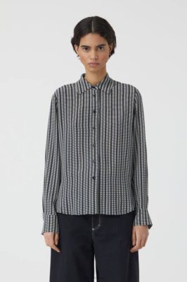 CLOSED France | CLOSED Chemisier en crêpe de viscose femmes T0V0442 vert industriel