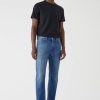 CLOSED France | CLOSED Cooper de style denim effilé hommes T0V01891 mi-bleu