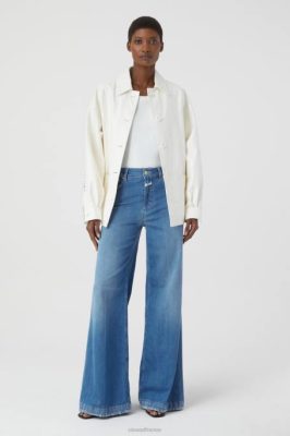 CLOSED France | CLOSED Glow-up de style denim femmes T0V01278 bleu foncé