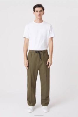 CLOSED France | CLOSED Nanaimo de style pantalon hommes T0V0833 vert de l'armée
