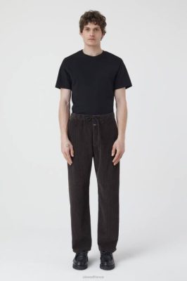 CLOSED France | CLOSED Nanaimo de style pantalon hommes T0V0837 charbon de bois