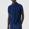 CLOSED France | CLOSED Polo en tissu Terry hommes T0V02134 Indigo Bleu