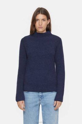 CLOSED France | CLOSED Pull en laine pure femmes T0V0345 espace bleu
