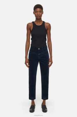 CLOSED France | CLOSED Pusteur de pédale de style pantalon femmes T0V0231 nuit sombre