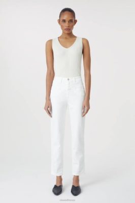 CLOSED France | CLOSED Pusteur pédale de style denim 4 femmes T0V01143 blanc