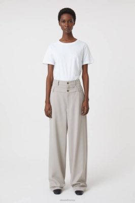 CLOSED France | CLOSED Randers de style pantalon femmes T0V0174 plâtre beige