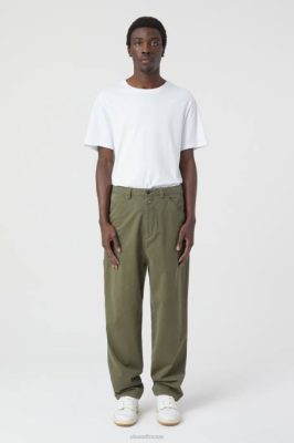 CLOSED France | CLOSED Style de pantalon Douvres effilées hommes T0V0829 vert industriel