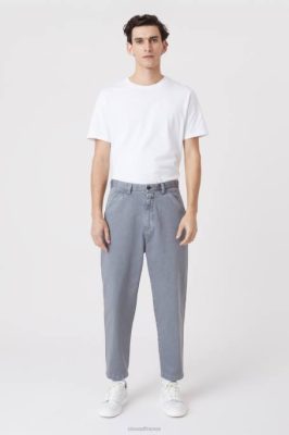 CLOSED France | CLOSED Style de pantalon Douvres effilées hommes T0V0831 gris cendré