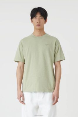 CLOSED France | CLOSED T-shirt 24/7 hommes T0V02179 Green de mousse légère