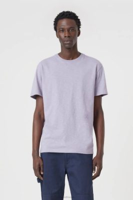 CLOSED France | CLOSED T-shirt classique hommes T0V01018 violet poussiéreux