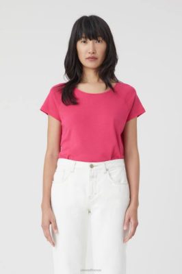 CLOSED France | CLOSED T-shirt de base femmes T0V01614 rose de framboise