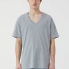 CLOSED France | CLOSED T-shirt en coton biologique hommes T0V01048 mélange gris clair