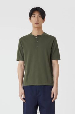 CLOSED France | CLOSED T-shirt en coton pur hommes T0V02075 à la carde verte