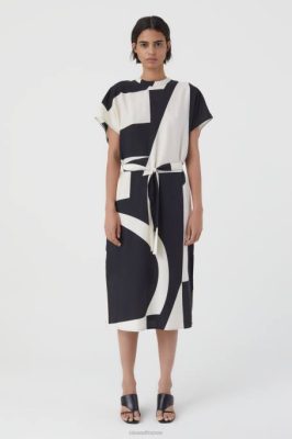 CLOSED France | CLOSED Viscose et robe en soie femmes T0V0599 noir