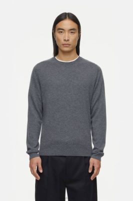 CLOSED France | CLOSED cachère hommes T0V0932 mélange gris foncé