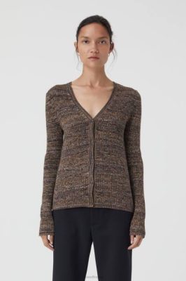 CLOSED France | CLOSED cardigan de Mouline femmes T0V0361 bruyère bleue