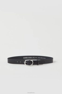 CLOSED France | CLOSED ceinture avec boucle d'épingle femmes T0V01813 noir