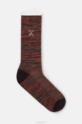 CLOSED France | CLOSED chaussettes en coton hommes T0V01085 vert fougère