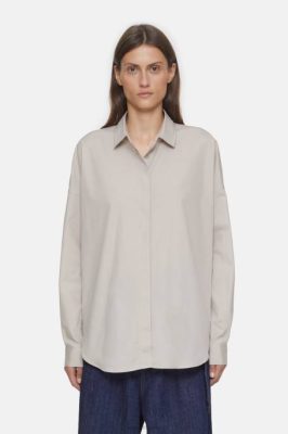 CLOSED France | CLOSED chemise en coton biologique femmes T0V0476 plâtre beige