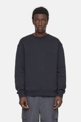 CLOSED France | CLOSED cou de l'équipage du logo hommes T0V01050 noir