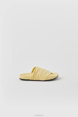 CLOSED France | CLOSED croiser les sandales femmes T0V01869 orchidée jaune