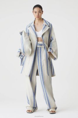 CLOSED France | CLOSED manteau de serre-serre surdimensionné femmes T0V01446 ecru