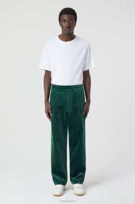 CLOSED France | CLOSED pantalon de survêtement en velours hommes T0V0844 vert fougère