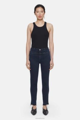 CLOSED France | CLOSED pusteur maigre de style denim 6 femmes T0V0126 bleu / noir