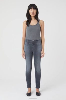 CLOSED France | CLOSED pusteur maigre de style denim 7 femmes T0V01189 gris moyen