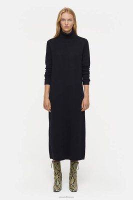 CLOSED France | CLOSED robe en tricot en cachemire femmes T0V0590 noir