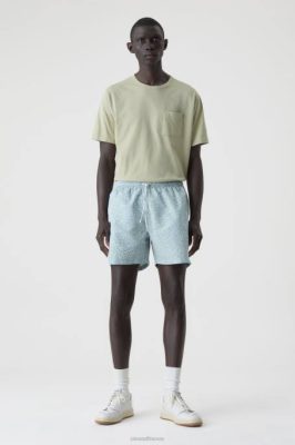 CLOSED France | CLOSED short de natation imprimé hommes T0V02018 agave bleu