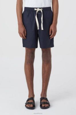 CLOSED France | CLOSED short en coton hommes T0V02003 nuit sombre