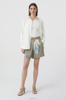 CLOSED France | CLOSED short fluide femmes T0V01392 noix de muscade