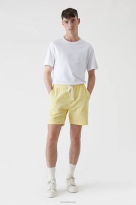 CLOSED France | CLOSED shorts Jacquard hommes T0V02005 orchidée jaune