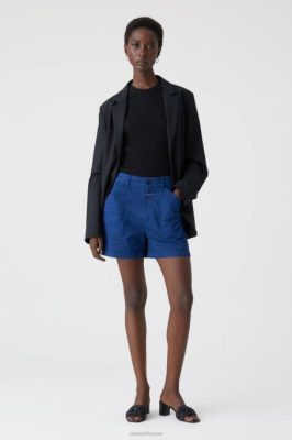 CLOSED France | CLOSED shorts en sergé sur le coton femmes T0V01387 Indigo Bleu