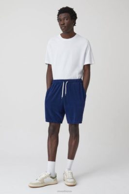 CLOSED France | CLOSED shorts en tissu Terry hommes T0V02013 Indigo Bleu