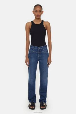 CLOSED France | CLOSED style denim Straight-x femmes T0V027 bleu foncé