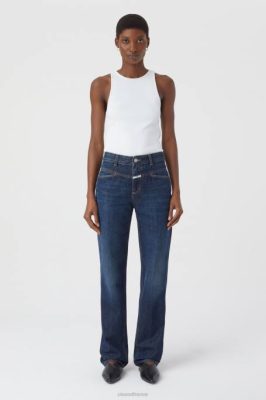 CLOSED France | CLOSED style denim Straight-x femmes T0V028 bleu foncé