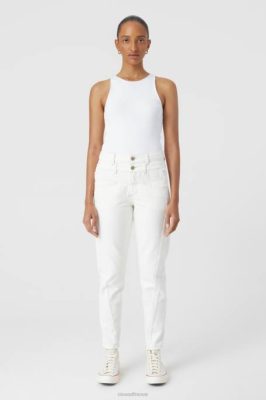 CLOSED France | CLOSED style denim courbe-x femmes T0V01182 crème