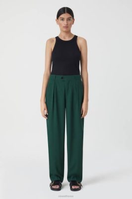 CLOSED France | CLOSED style pantalon Mawson femmes T0V0176 vert fougère