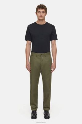 CLOSED France | CLOSED style pantalon Tacoma effilée hommes T0V0826 vert industriel