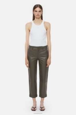 CLOSED France | CLOSED style pantalon auckley 8 femmes T0V0222 vert de l'armée