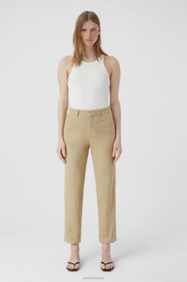 CLOSED France | CLOSED style pantalon auckley 9 femmes T0V01283 roseau beige