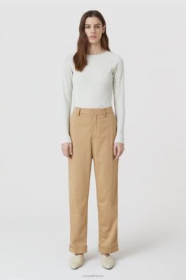 CLOSED France | CLOSED style pantalon auckley 9 femmes T0V01294 marbre brun