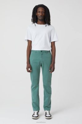 CLOSED France | CLOSED style pantalon clifton slim chino hommes T0V01941 jade sombre